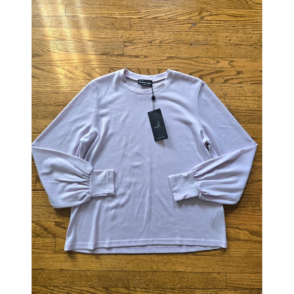 The Fifth Label Womens Knit Long Sleeve Sweater Lavender Size Large NWT
